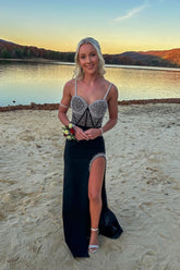 Charming Sweetheart Black Mermaid Prom Dresses