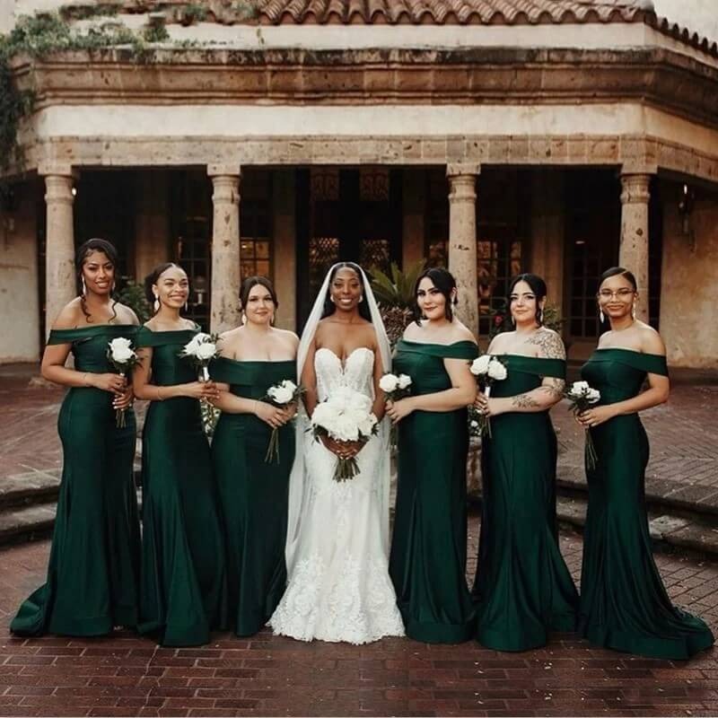 Bridal Party Dark Forest Green Bridesmaid Dress Emerald, Apple, Sage Mint: Green Bridesmaid Dresses Ideas Bridal Party Dark Forest Green Bridesmaid Dress Emerald, Apple, Sage Mint: Green Bridesmaid Dresses Ideas