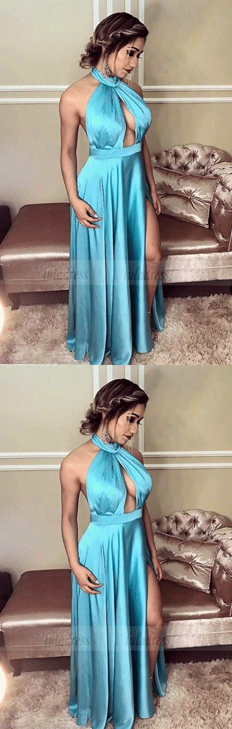 slit prom dress,elegant prom dress,prom gowns