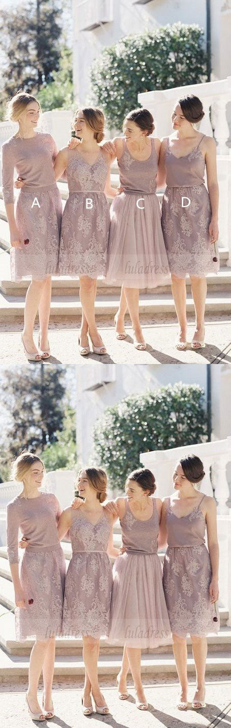 Short Bridesmaid Dress, Charming Bridesmaid Dress