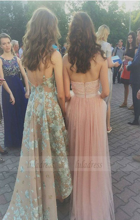 long prom dress, halter pink long prom dress, party dress, formal evening dress