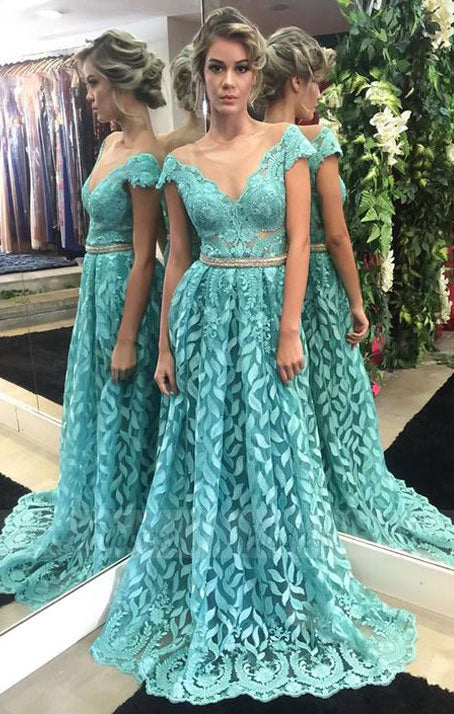 luxury mint prom dresses modest long party dresses unique a line sheer – luladress