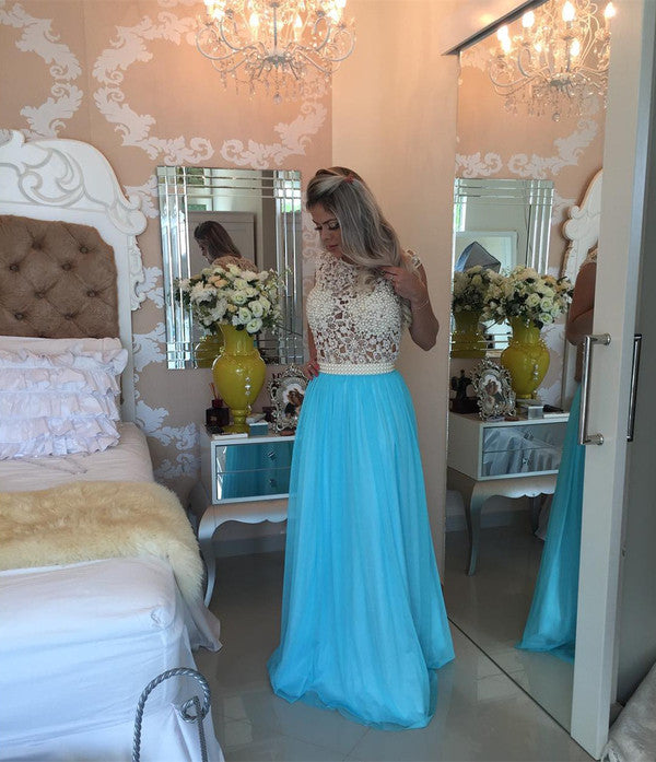 beaded prom dress,long Prom Dress,charming prom dress,o neck evening dress