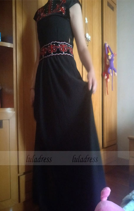 Long  Prom Dress,Black Evening Formal Dress,Women Dress