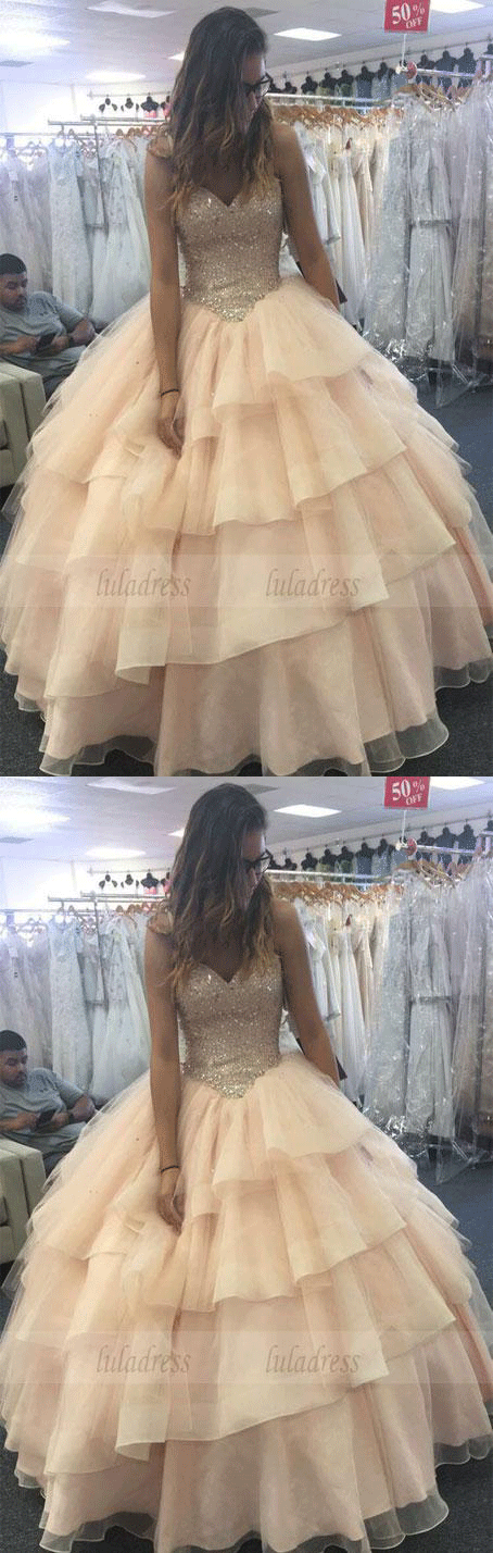 New Ball Gown Prom Dress Formal Party Gowns Sexy Quinceanera Dresses