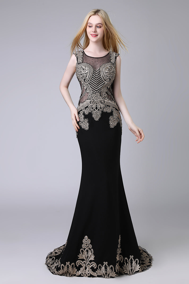 Black Formal Evening Dress Charming Party Dress – luladress
