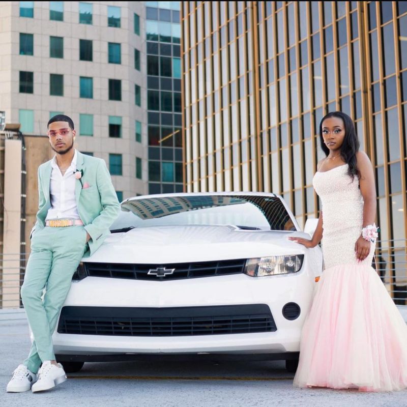 Light Pink Tulle Mermaid Prom Dresses With Sequins