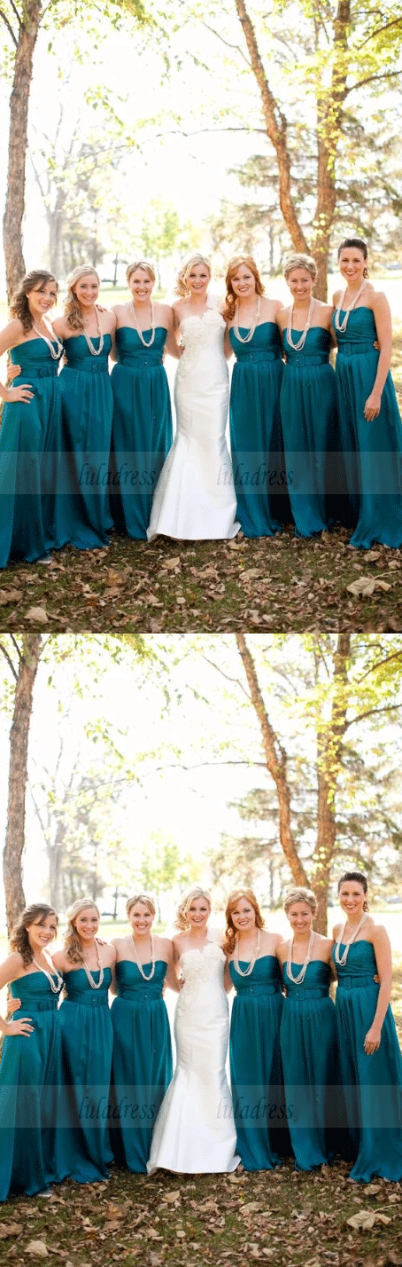 long bridesmaid dresses,elegant wedding party dresses