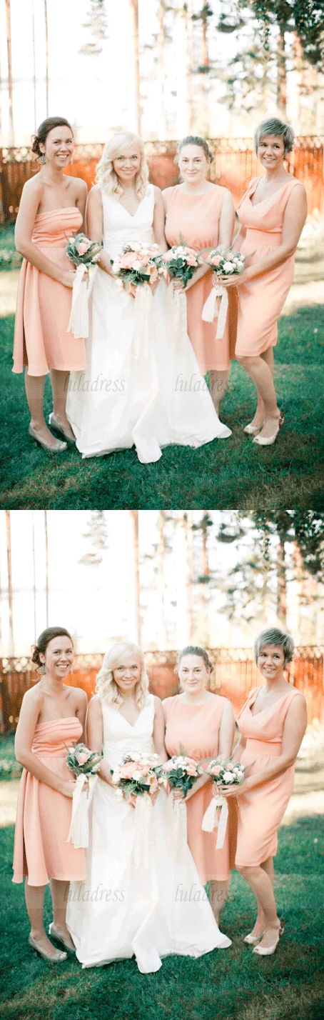 Short Bridesmaid Dresses,Mismatched Wedding Party Dresses