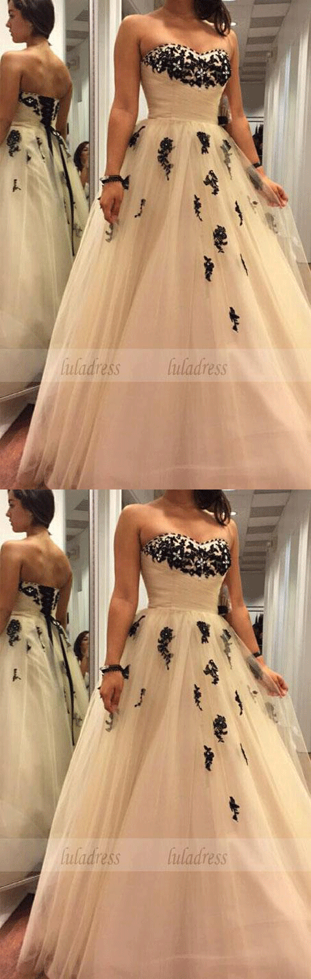 Tulle Prom Dresses,Princess Prom Dress,Ball Gown Prom Gown