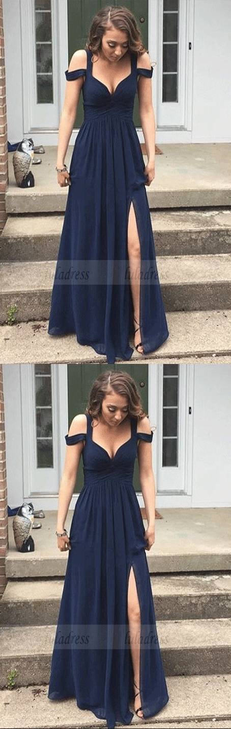 Sleeveless Chiffon Prom Dresses,Sexy Long Prom Dresses,Formal Dress