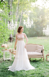 Half Sleeves Lace Wedding Dresses Best Bride Gown