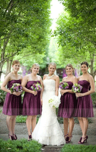 Strapless Bridesmaid Dresses,Modest Bridesmaid Dresses,BW97349