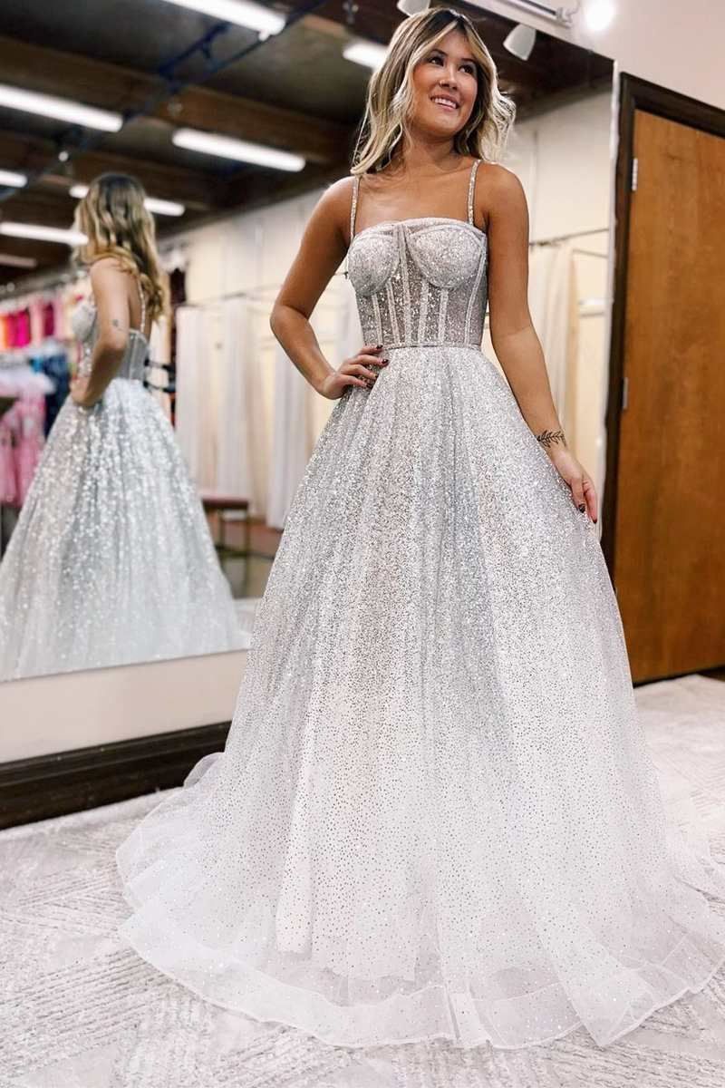 open lace back dress Ava Presley 39566 Ruffle Mermaid Prom Dress White / 6