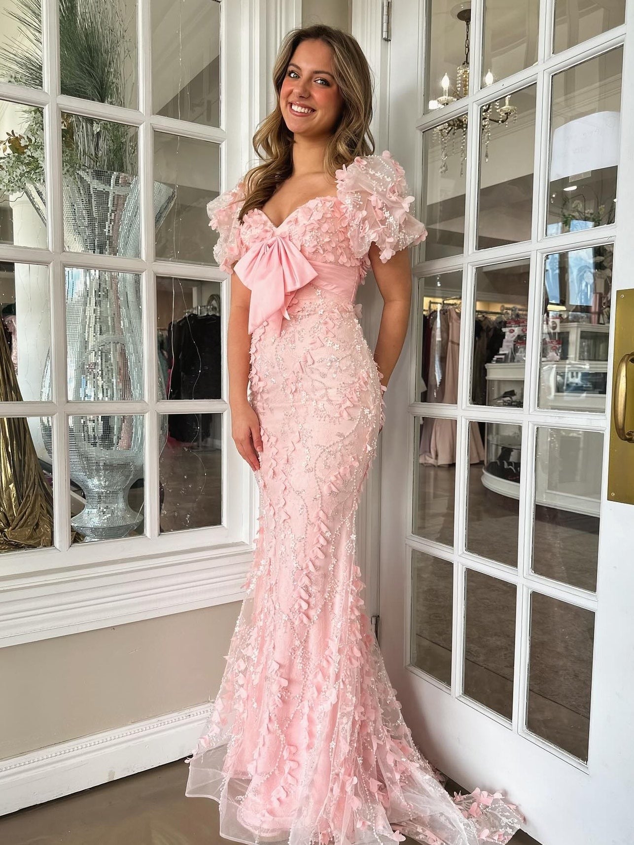 Light Blue Off The Shoulder Long Glitter Mermaid Prom Dresses