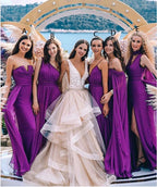 Sexy Mermaid Purple Bridesmaid Dresses Dresses