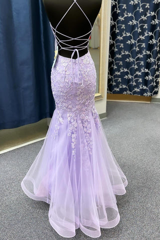 Mermaid V Neck Sage Green Tulle Lace Prom Dresses