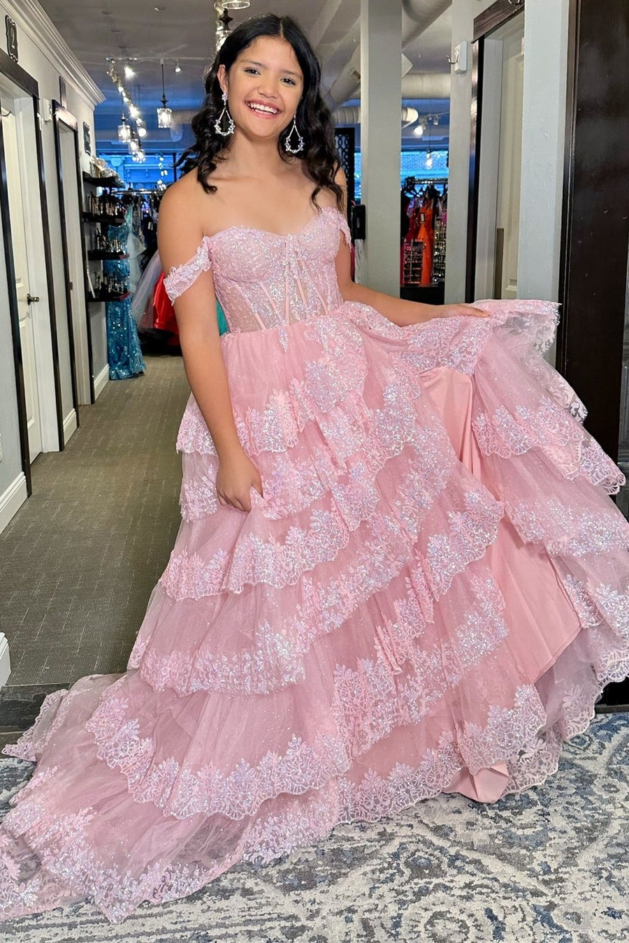 Royal Hot Ball Gown Pink Prom Dresses Off The Shoulder A Dress That Makes An Entrance Royal Hot Ball Gown Pink Prom Dresses Off The Shoulder A Dress That Makes An Entrance