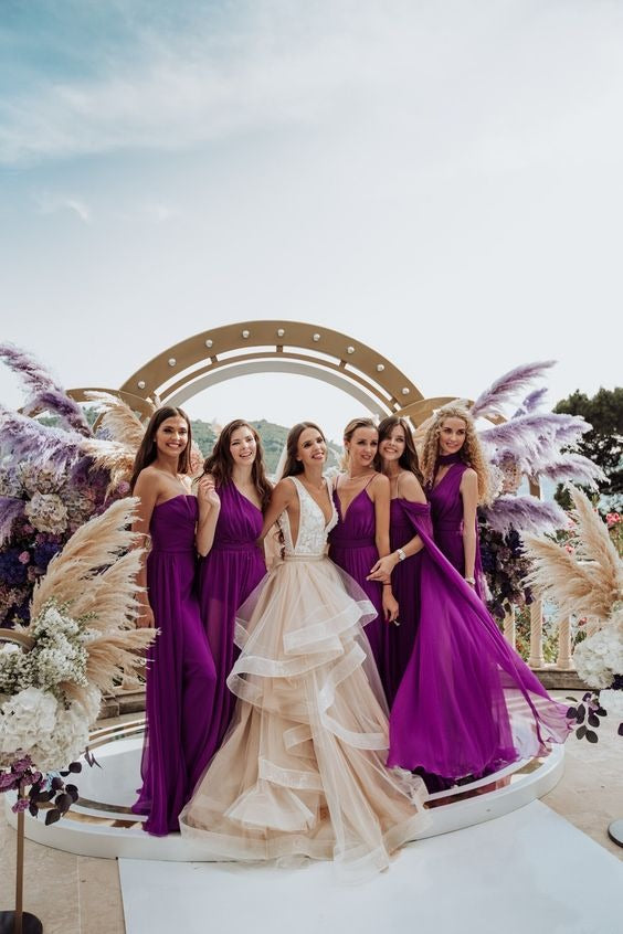 Sexy Mermaid Purple Bridesmaid Dresses Dresses luladress Sexy Mermaid Purple Bridesmaid Dresses Dresses luladress