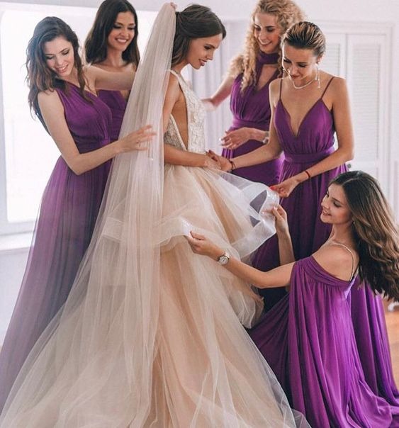 Sexy Mermaid Purple Bridesmaid Dresses Dresses luladress Sexy Mermaid Purple Bridesmaid Dresses Dresses luladress