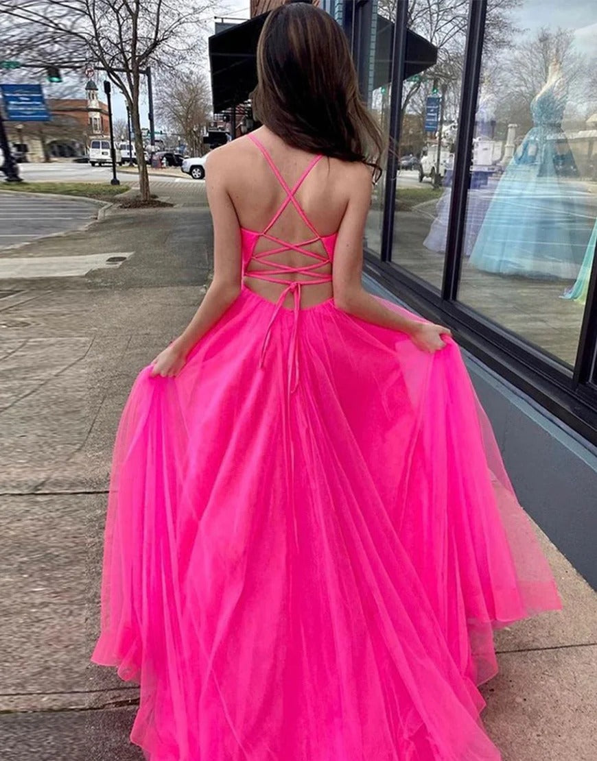 strapless open back dress PM459, Luxury Lilac Mermaid Prom Dresses, Applique Beaded Senior Prom –  prommirror main image 1