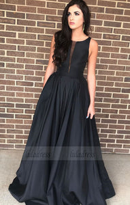 elegant black long prom dress party dress formal evening dress,BD98704