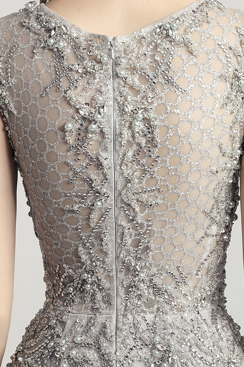 Luxury Dazzling Long Prom Dress Charming Sleeveless Evening Dress