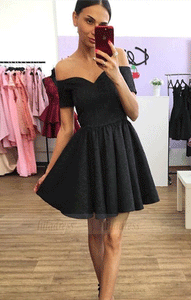 A-Line Crew Above-Knee Homecoming Dress,BD99708