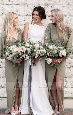 Mermaid Sleeveless Bridesmaid Dresses,Long Simple Bridesmaid Dresses,BD99599