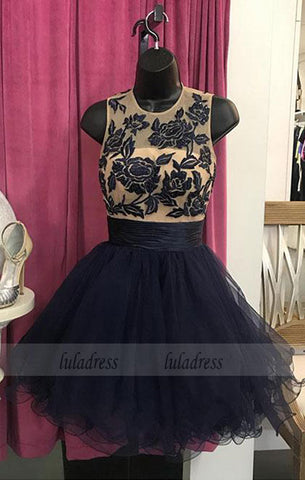 tulle short prom dress, homecoming dress,BD99231