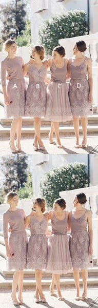 Short Bridesmaid Dress, Charming Bridesmaid Dress,BD98882