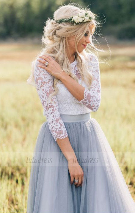 Lace Bridesmaid Dresses, Elegant Bridesmaid Dresses