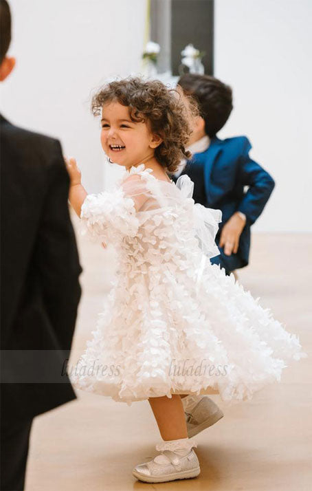 Cute Sleeveless Flower Girl Dresses