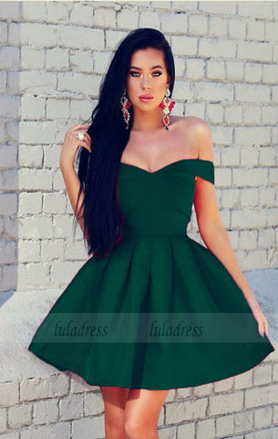 dark green homecoming dresses,short cocktail dress,emerald green homec – luladress