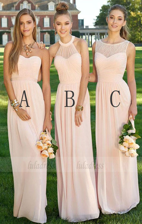 Long Bridesmaid Dress, Beautiful Bridesmaid Dresses