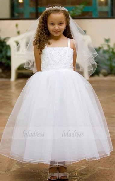 beaded flower girl dresses for weddings long first communion dresses for girls pageant dresses for little girls,BD99206