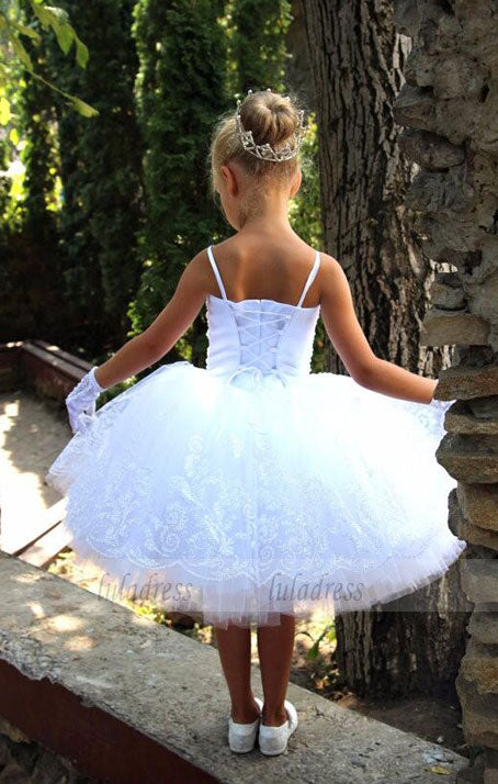 ball gown lace flower girl dresses girls pageant dresses beaded flower girl dresses for weddings tea length communion