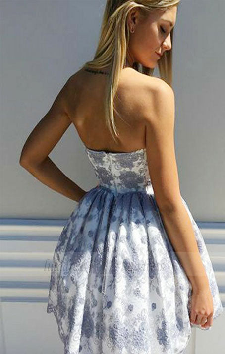 Sweetheart Homecoming Dresses,Short Homecoming Dress,Lace Homecoming Dress