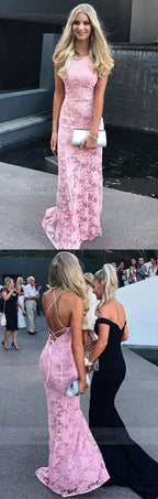 fashion lace prom dresses,stunning backless lace up party dresses