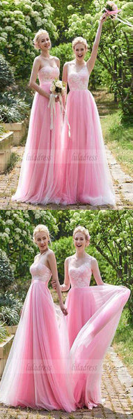 Beautiful A-Line  Floor-Length Bridesmaid/Prom Dress with Lace,BD99341