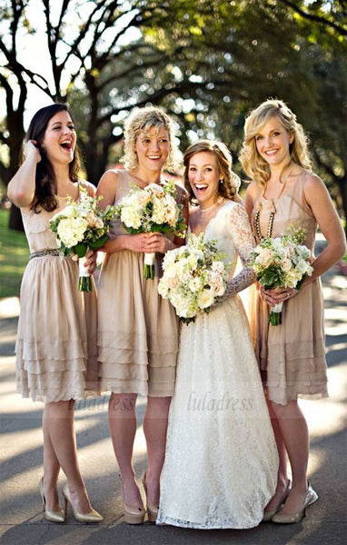 Short Bridesmaid Dresses, Simple Bridesmaid Dresses,BD98134