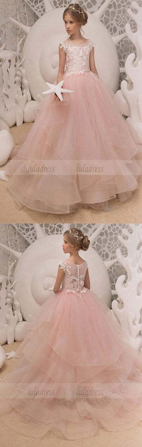 Flower Girl Dress Birthday Wedding Party Holiday Bridesmaid Flower Girl Dress
