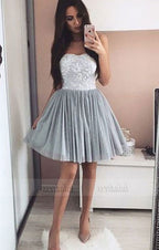 Elegant Homecoming Dress,Tulle Prom Short Dresses