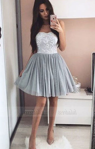 Elegant Homecoming Dress,Tulle Prom Short Dresses,BD99904