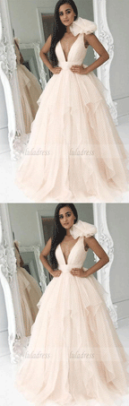 Sweetheart Prom Dress,Chiffon Prom Dress,Tulle Prom Dress