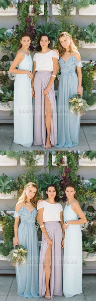 Long Bridesmaid Dresses,Chiffon Bridesmaid Dress,BD98983