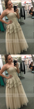 Sweetheart Prom Dress,Tulle Prom Dress,Lace Prom Dress, A-Line Prom Dress