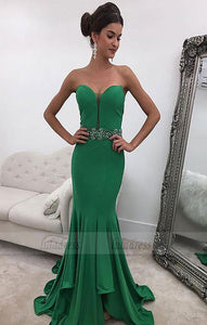 sweetheart neck mermaid long prom dress, evening dress,BD99057