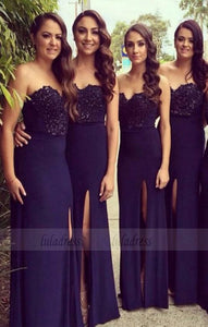 long bridesmaid dress, mermaid bridesmaid Dress, custom made bridesmaid dress,BD98894