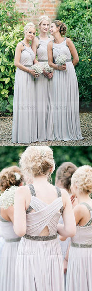 long bridesmaid dress, chiffon bridesmaid Dress, cheap bridesmaid dress,BD98877